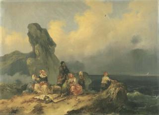 Salvatore Mazza - L\'attesa dei pescatori