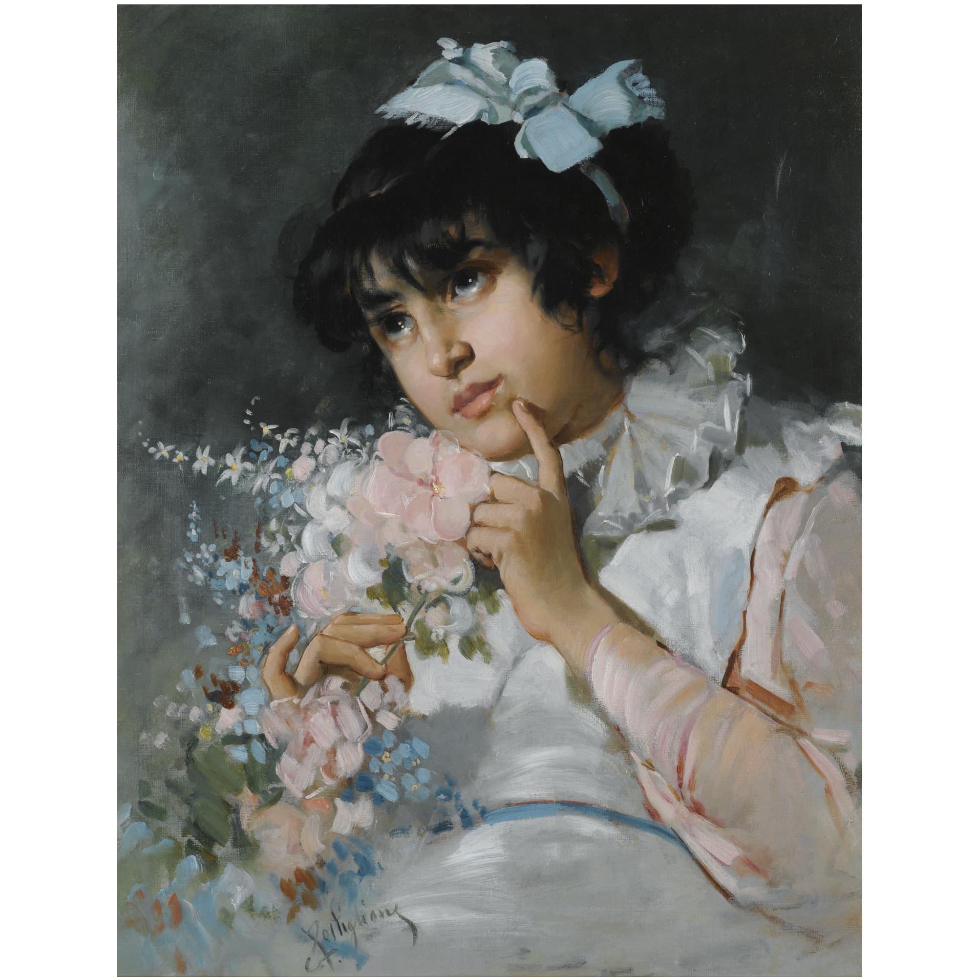 Salvatore Postiglione - Italian The Young Coquette