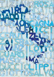 SALVO - »23 pittori italiani in blu«.