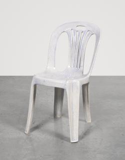 Sam Durant - Light Blue, Unique Mono-Block Resin Chair, Built At Jiao Zhi Studio, Xiamen, China, Produced By Ye Xing You With Craftspeople Xu Fu Fa And Chen Zhong Liang. Kang Youteng, Project Manger And Liason