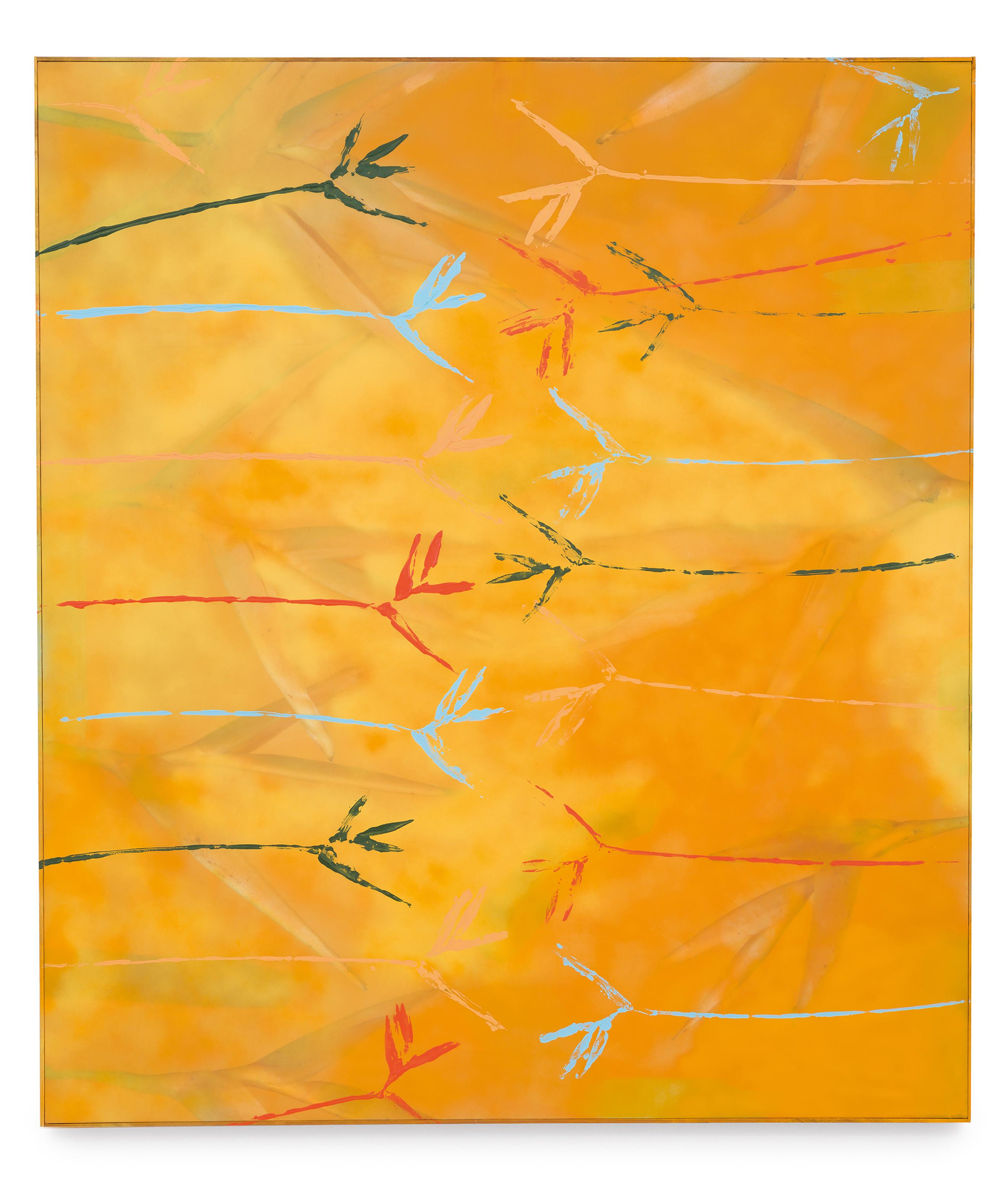 Sam Falls - Untitled (Birds of Paradise)