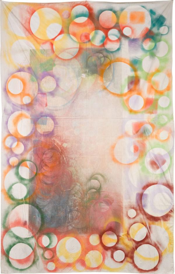 Sam Falls - Untitled (drop cloths, 1)