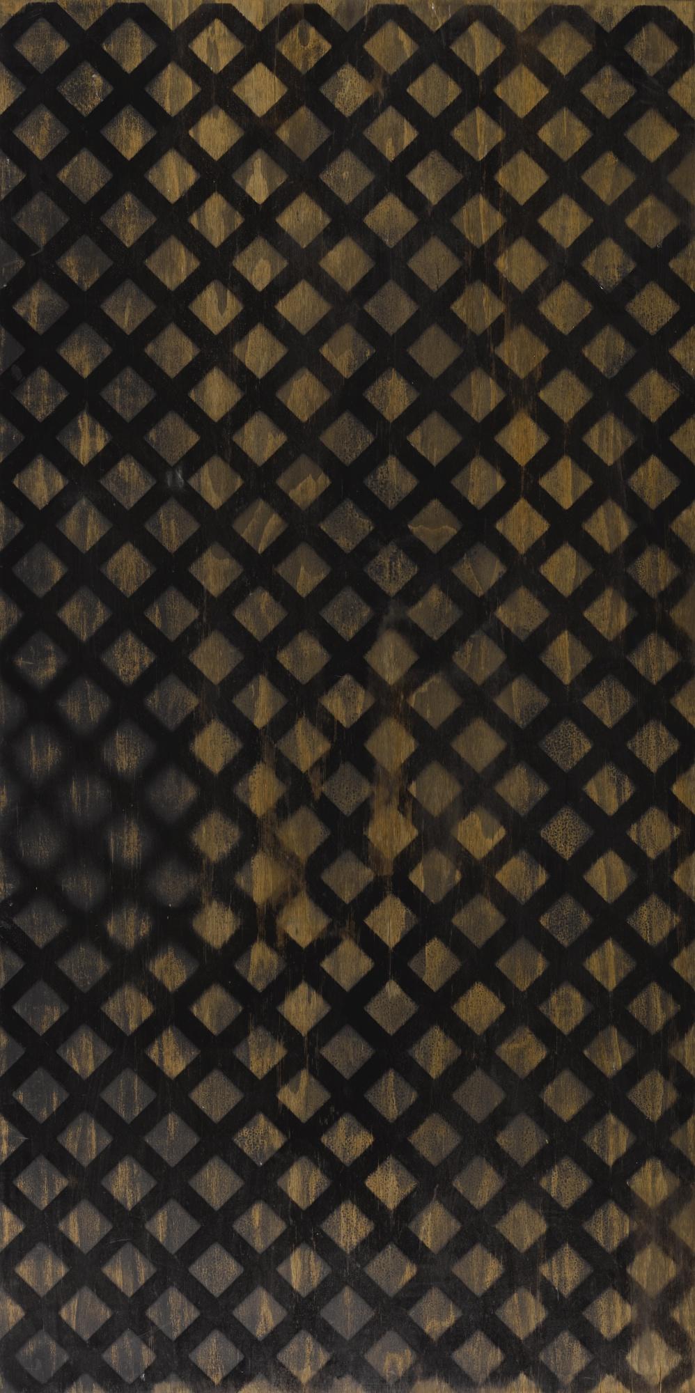 Sam Falls - Untitled (Lattice, Topanga, Ca, Jacobean)