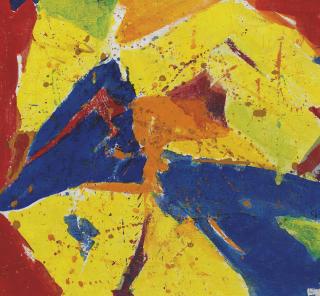 Sam Francis - Blue, Yellow, Red