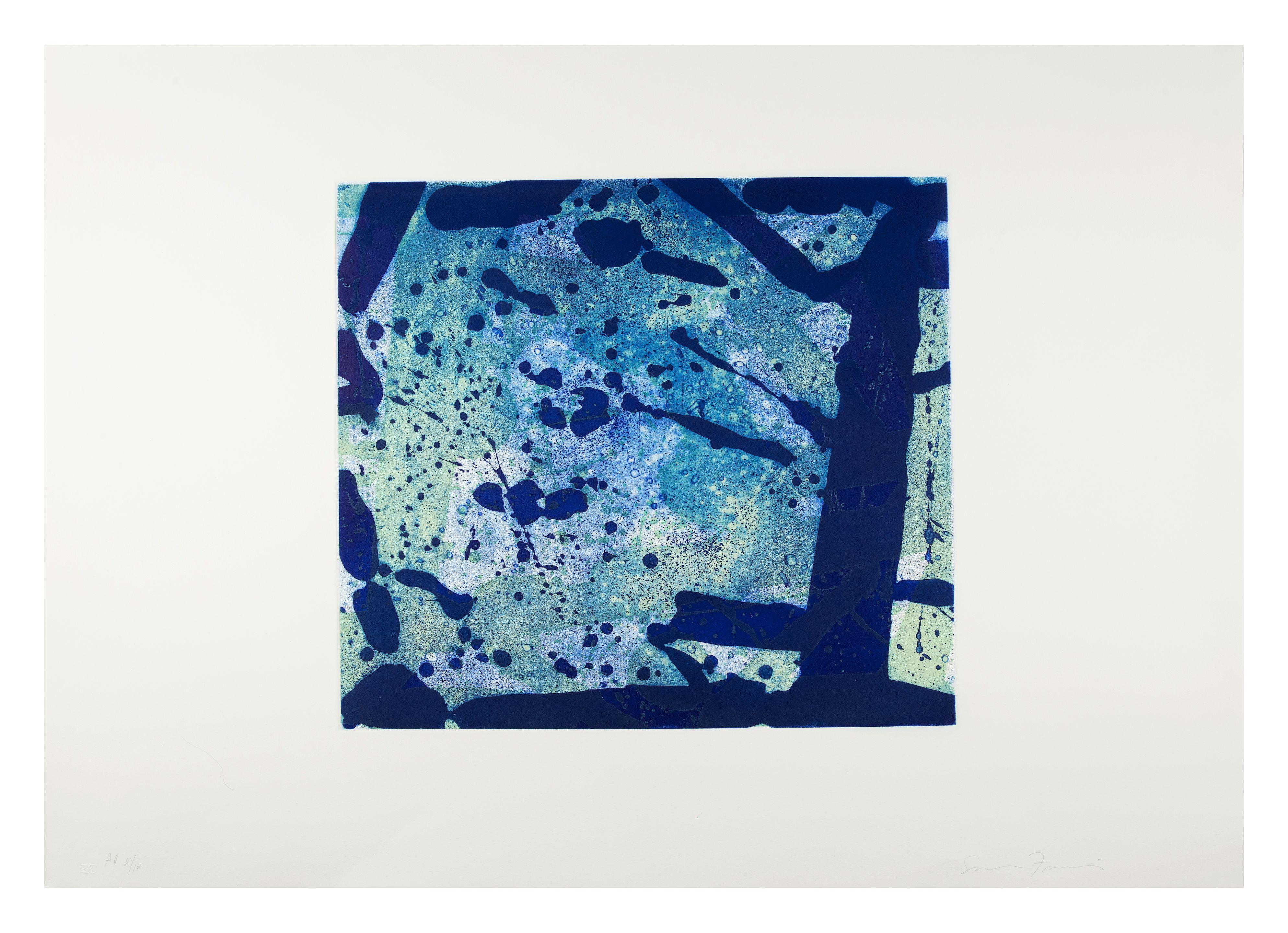 Sam Francis - Green Coral, (Sfe-5A), 1973