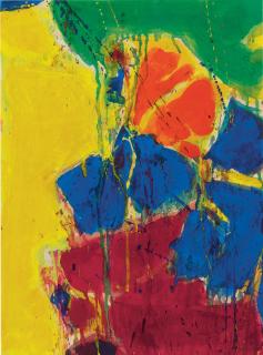 Sam Francis - Green, Yellow, Blue, Red