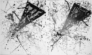 Sam Francis - Pointing at the Future I; II; and III (L. L219-21; G. 754-6)