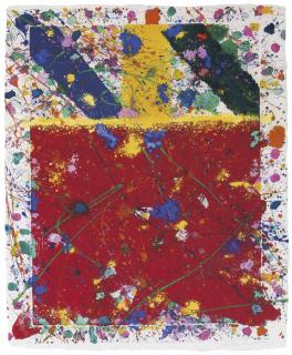 Sam Francis - Red Beam