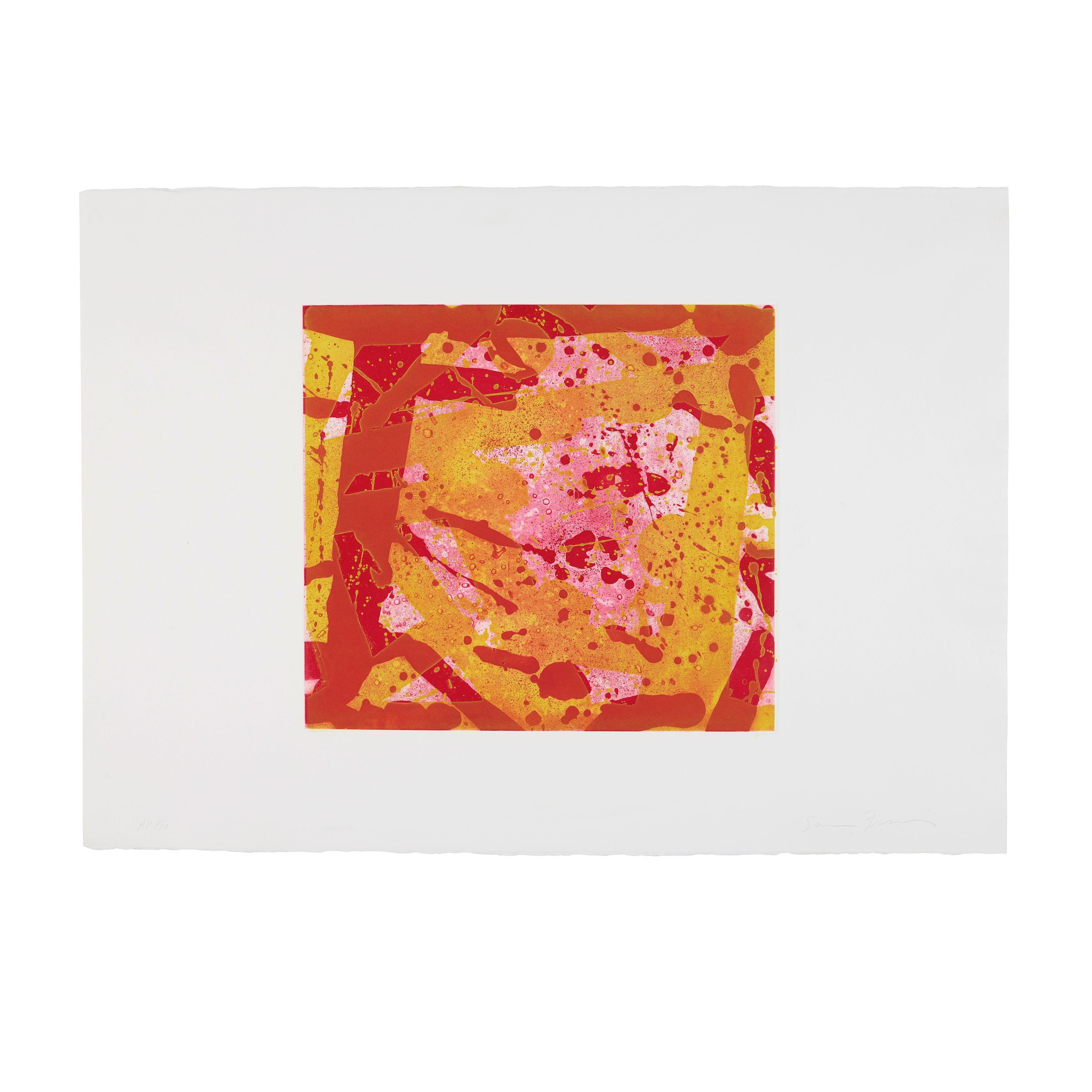 Sam Francis - Red Coral