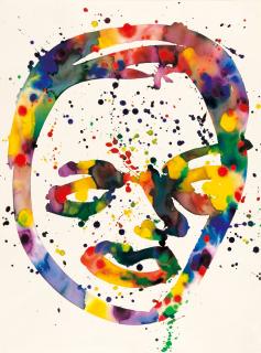 Sam Francis - Selbstbildnis.