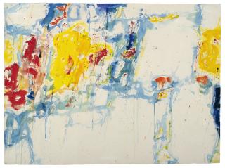 Sam Francis - Senza titolo (Yellow splashes)