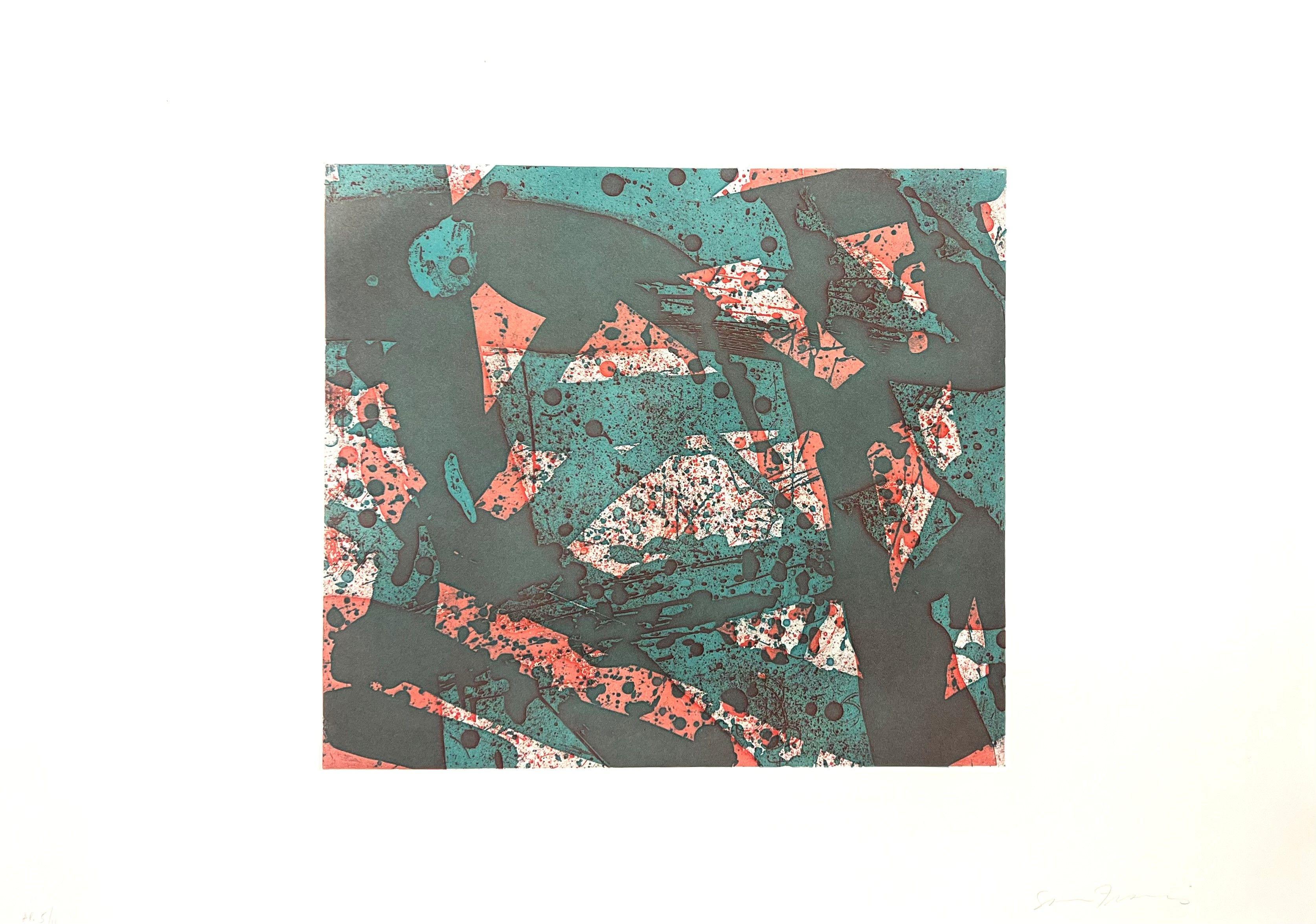 Sam Francis - Sfe-4B, Salmon, 1973