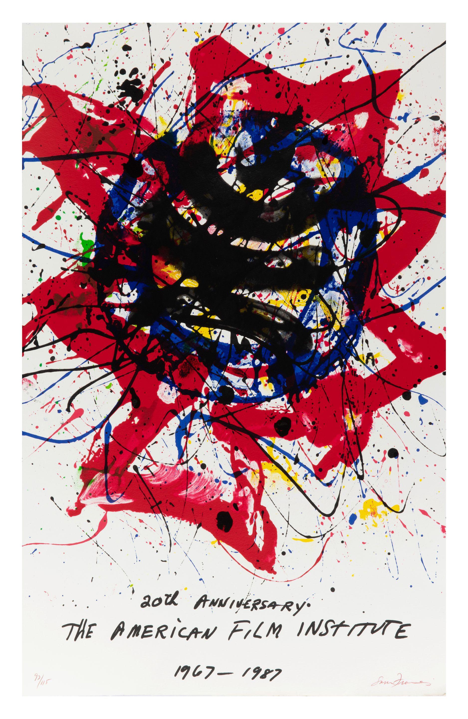 Sam Francis - Sfs-333 (A Red Star), 1987