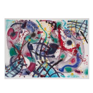 Sam Francis - Trietto III (SFE-076 RC), 1991