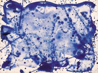 Sam Francis - Untitled (Blue Landscape)