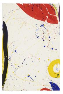 Sam Francis - Untitled (Bright Ring Drawing)