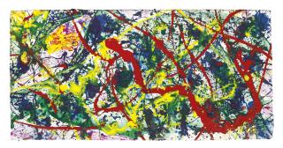 Sam Francis - Untitled (Osamu Hand Print)