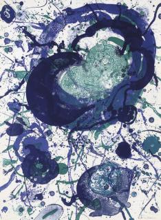 Sam Francis - Untitled, Plate 1, from Poèmes dans le Ciel (Lembark L268)