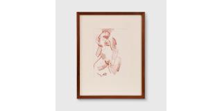 Sam Fullbrook - Life Drawing in Red Chalk, 1986