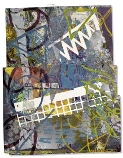 Sam Gilliam - For the Fog #23