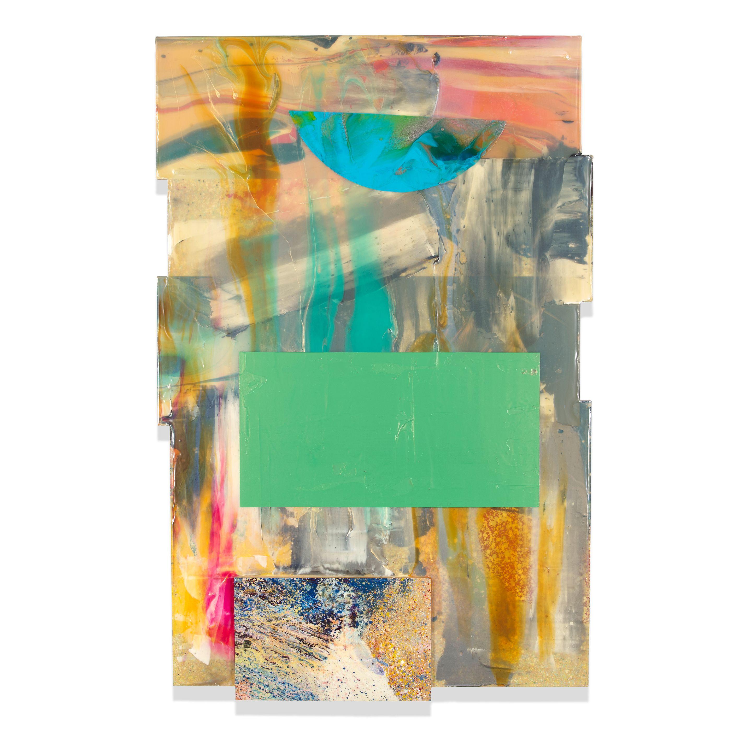 Sam Gilliam - Something Green, 2009