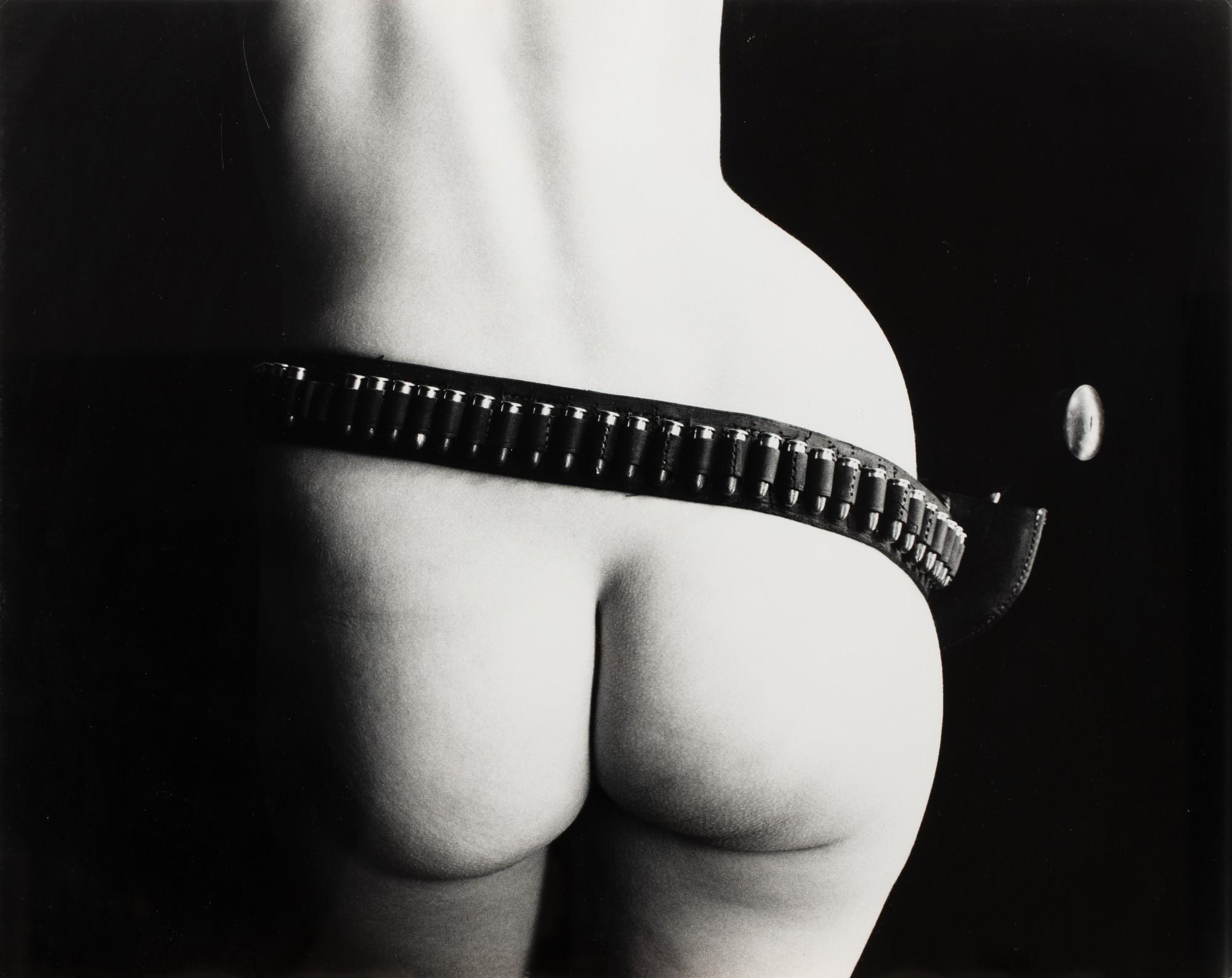 Sam Haskins - Kate Gun Belt Rear , 1963