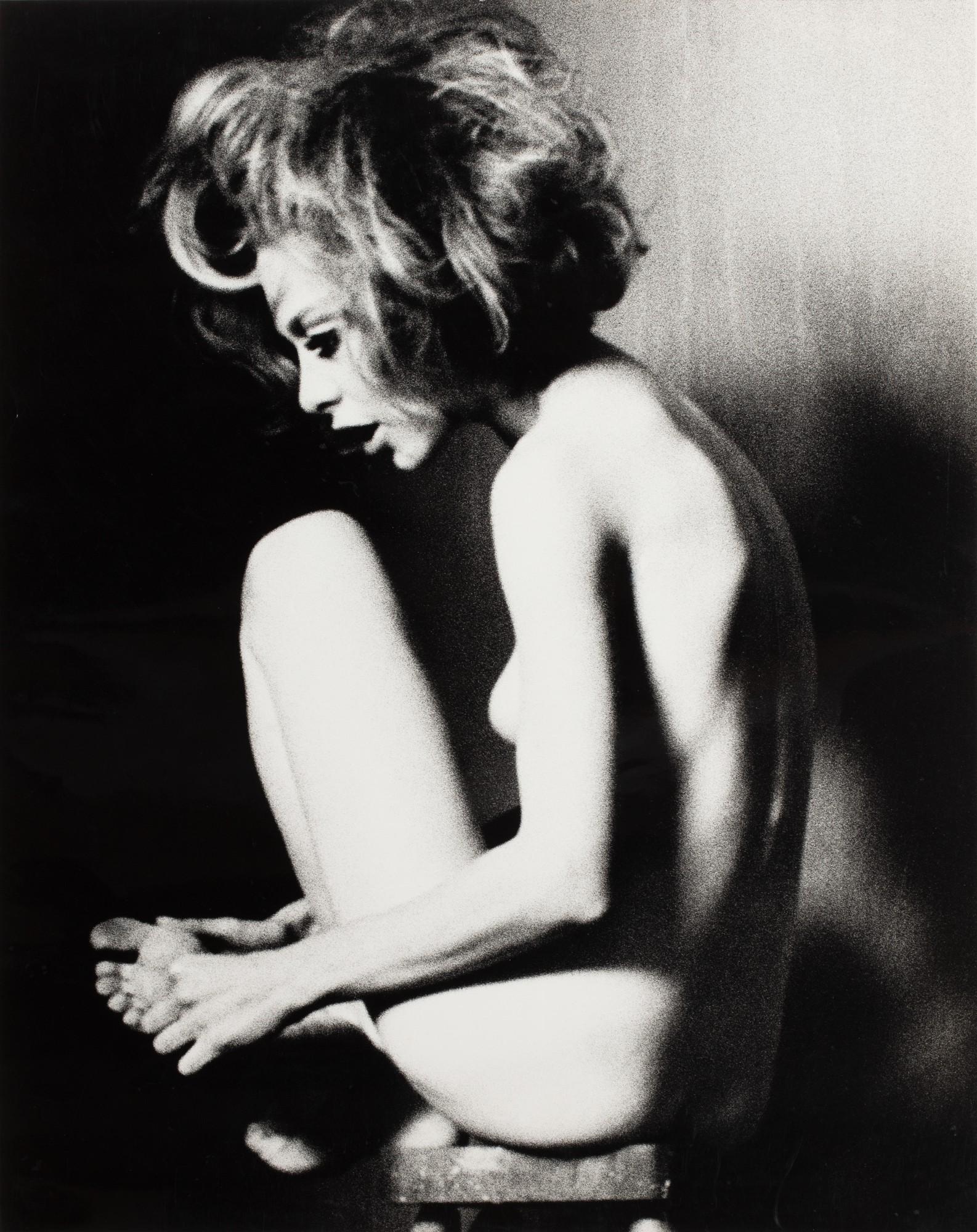 Sam Haskins - Kate On Stool (Close Up), 1964