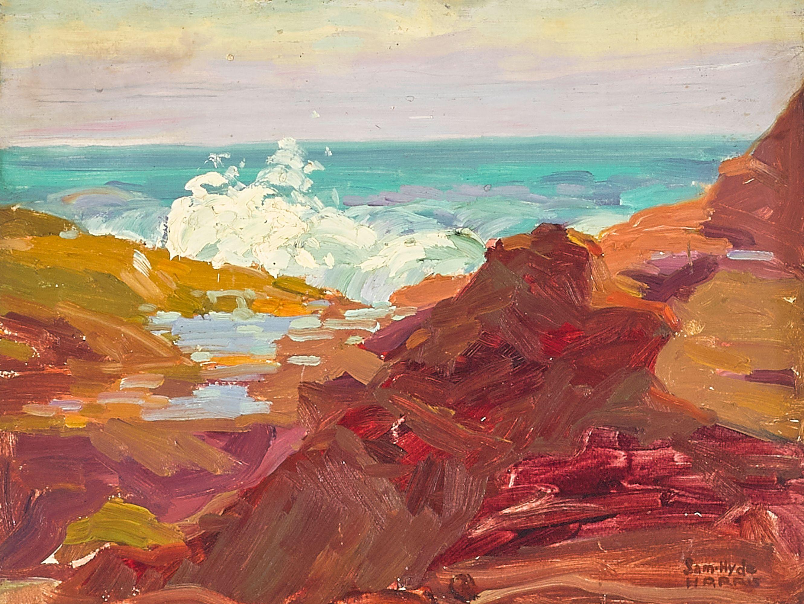 Sam Hyde Harris - Coastal waves breaking