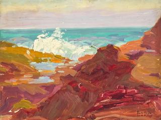 Sam Hyde Harris - Coastal waves breaking