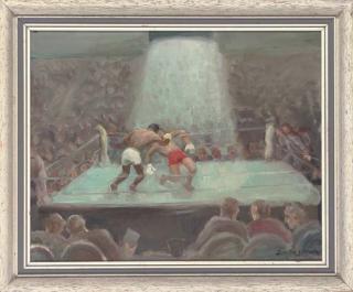 Sam Morse-Brown, A.R.W.A., P.S. - The boxing match; and Ice-skaters