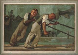 Sam Morse-Brown, A.R.W.A., P.S. - The Gloucester Docks; and My first still life