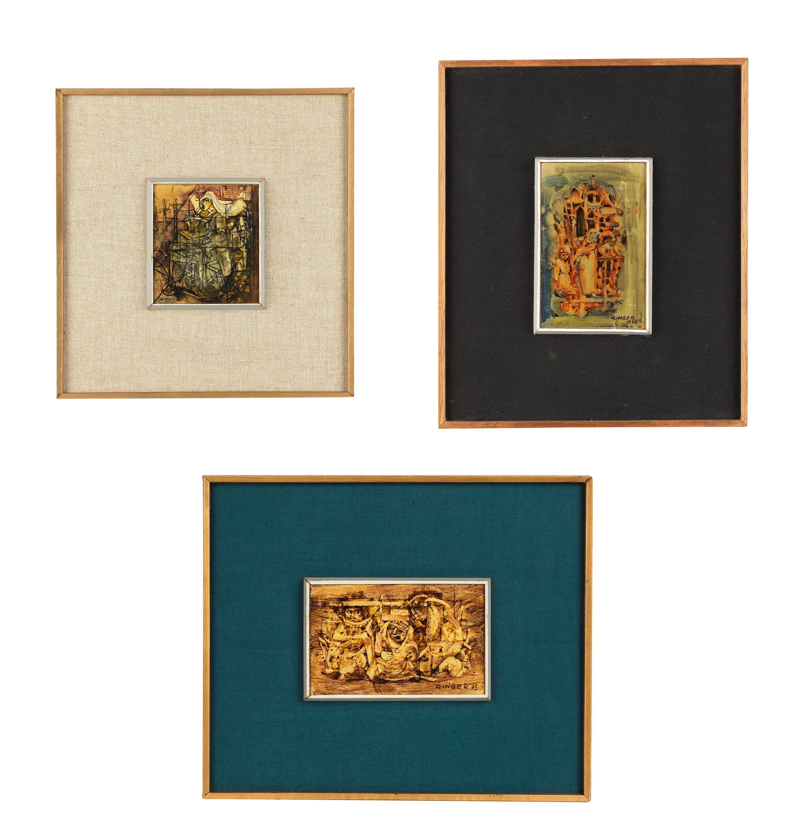 Sam Ringer - Conversation, La religieuse et le paralytique, Le parvis (trois oeuvres)