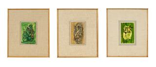 Sam Ringer - Figure verte, Pensées, Les rois mages (trois oeuvres)