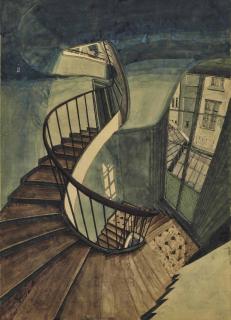 Sam Szafran - L\'Escalier, 54 Rue De Seine