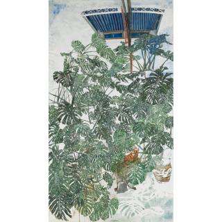 Sam Szafran - Philodendrons Dans L\'Atelier