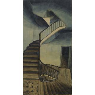 Sam Szafran - Sans Titre (Escalier)