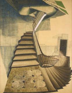 Sam Szafran - Sans titre (Escalier)