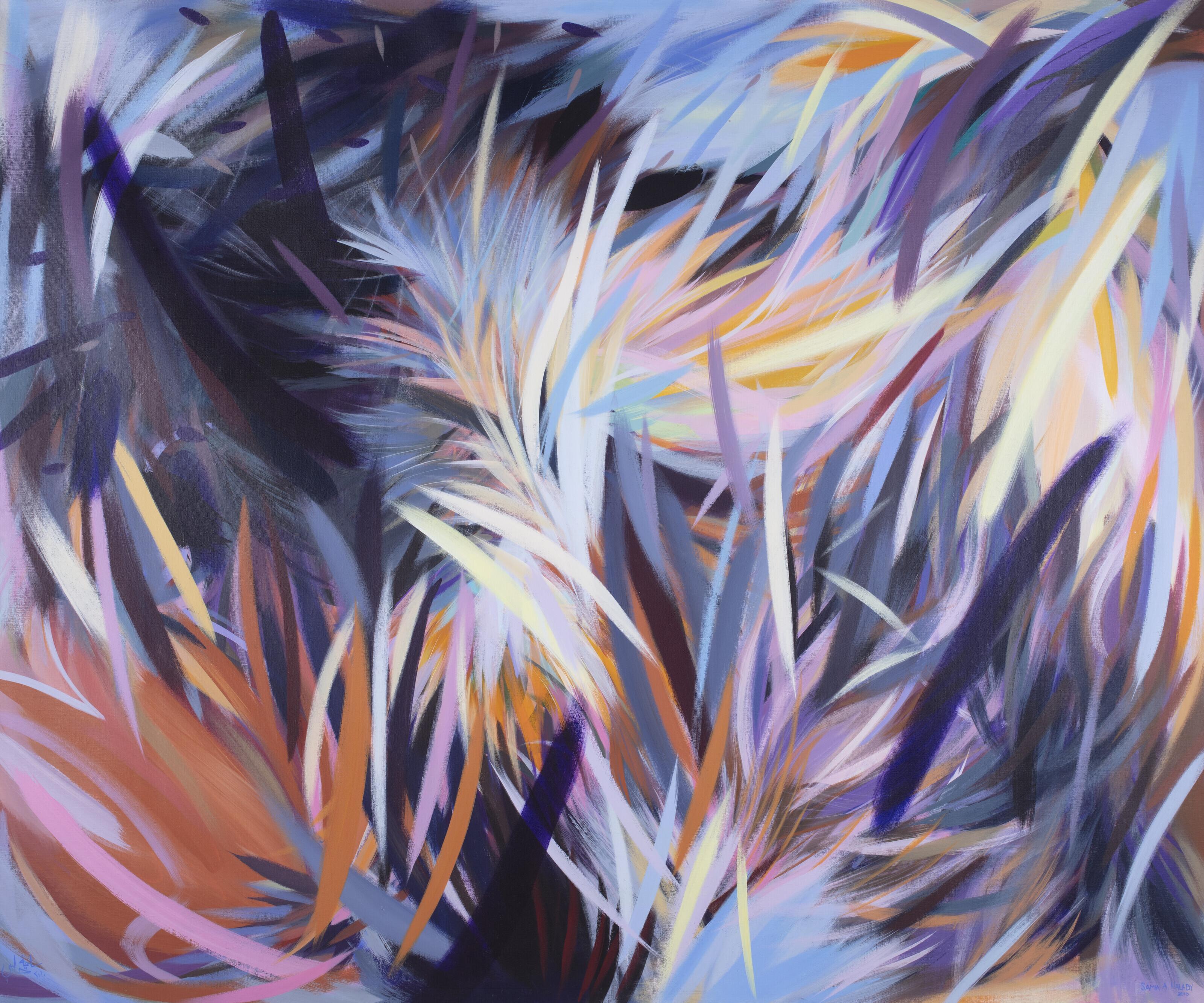 Samia Halaby - Growing Wild