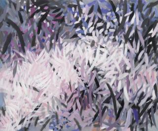 Samia Halaby - Pink and Grey