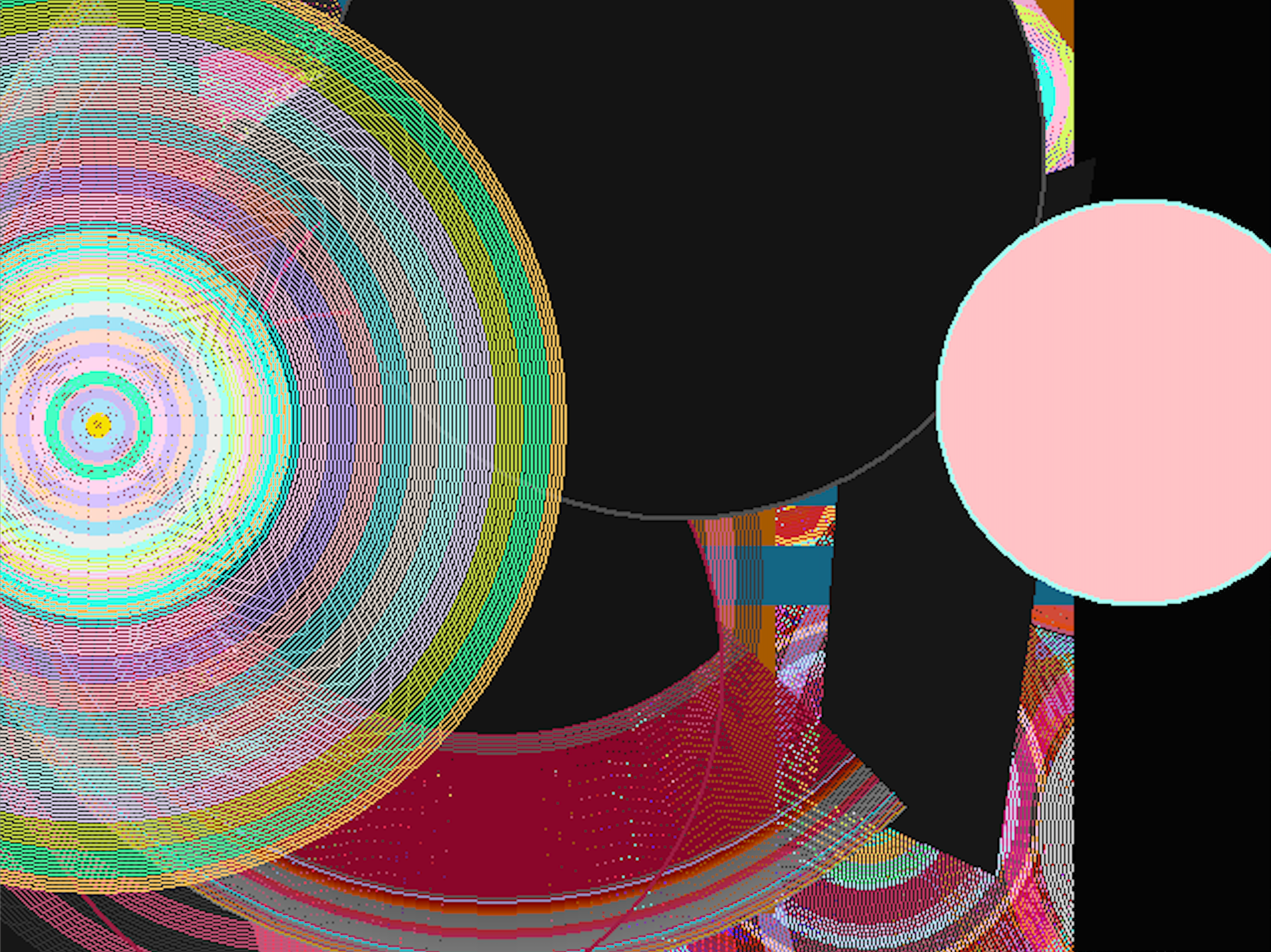 Samia Halaby - YAFA 60, 2022