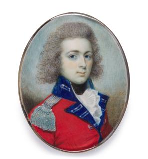 Sampson Towgood Roche - Portrait Of An Officer, Circa 1795