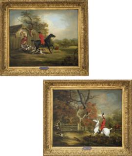 Samuel Alken Jun. - Leaving The Kennel; And Full Cry