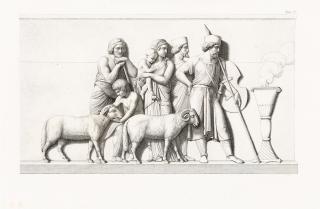 Samuel Amsler - 14 Bll.: Alexander des Großen Einzug in Babylon.