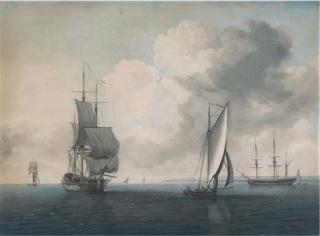 Samuel Atkins - A gentle breeze in the Channel