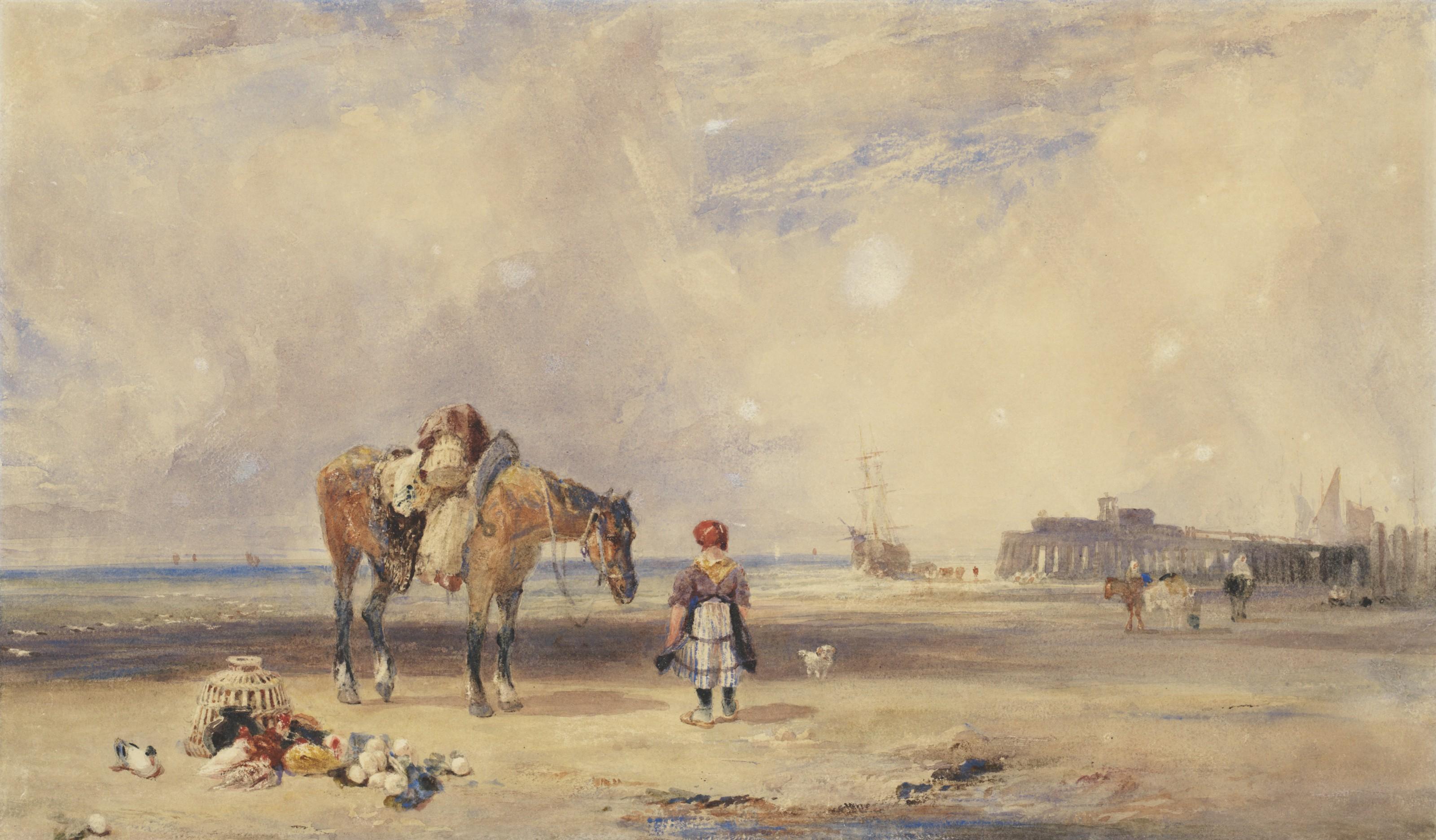 Samuel Austin - The beach at Ostend
