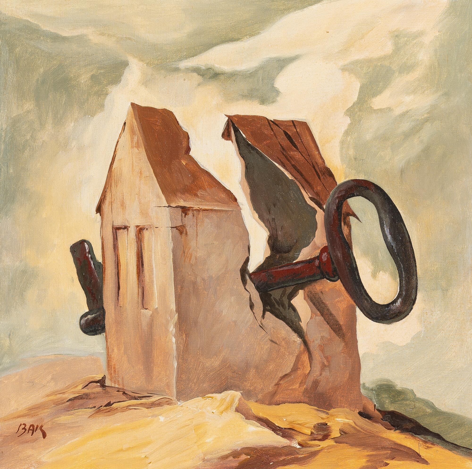 Samuel Bak - Haus mit Schlüssel