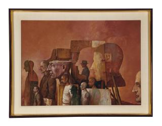 Samuel Bak - In line