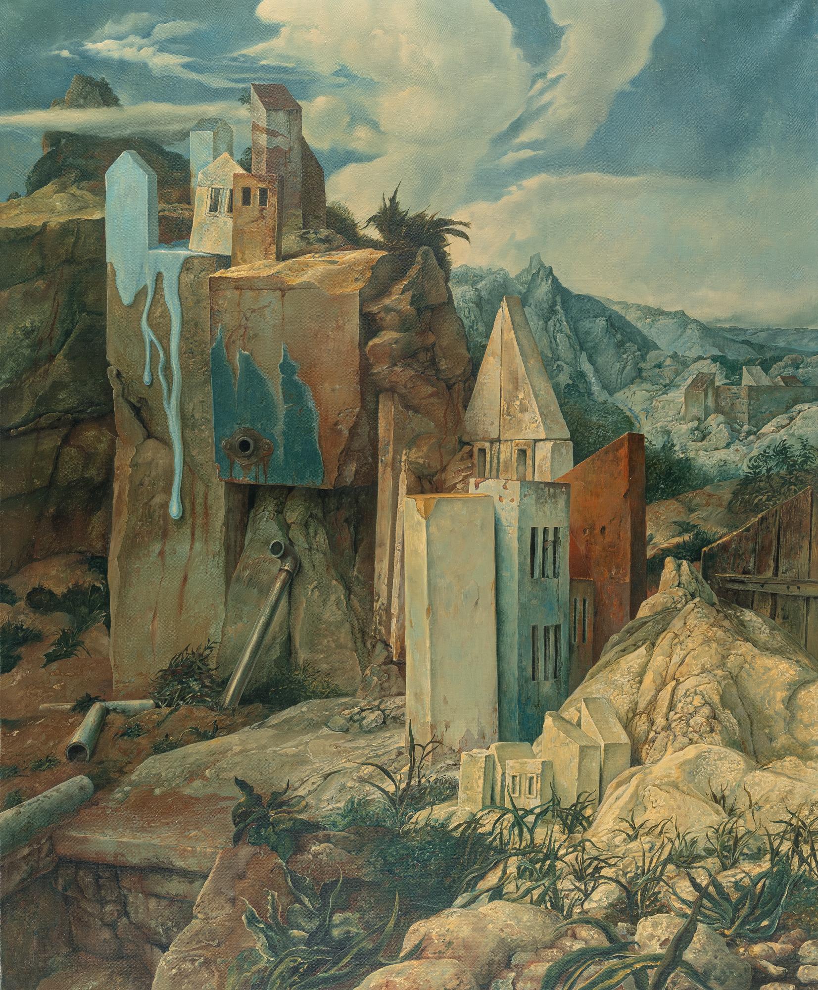 Samuel Bak - Landscaping (Fantastische Landschaft)