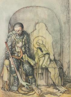 Samuel Bak - Resting Soldier