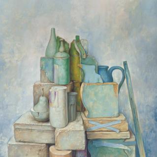 Samuel Bak - Still Life with Clear Ground